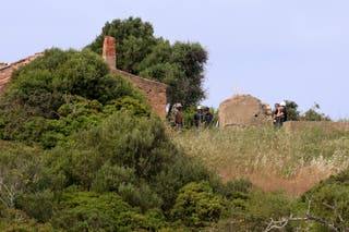 Portugal and Germany Police Research of British Mališan Madeleine McCann perform searches near Lagos, South Portugal, Tuesday